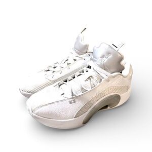 Air Jordan XXXV 35 PF Low White Metallic Silver CW2459100